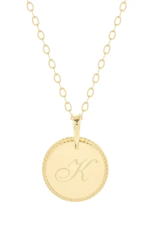 Milia Initial Pendant Necklace