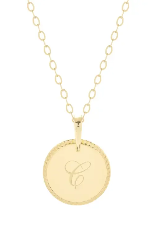 Milia Initial Pendant Necklace