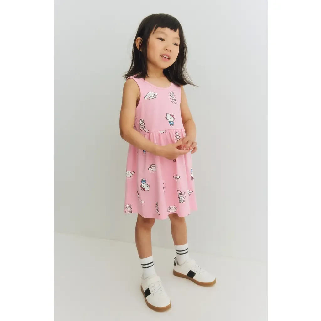 Printed Cotton Dress by H&M