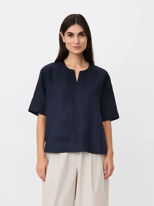 Madolorea Linen Short Sleeve Tunic Top by Masai Copenhagen