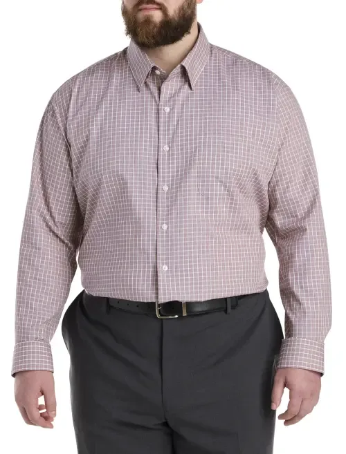 Check Dress Shirt by Oak Hill Premium by DXL
