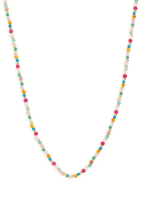 Multicolor Beaded Necklace by ARGENTO VIVO