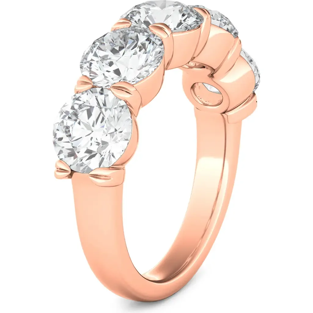 5-Stone Lab Created Diamond Anniversary Ring