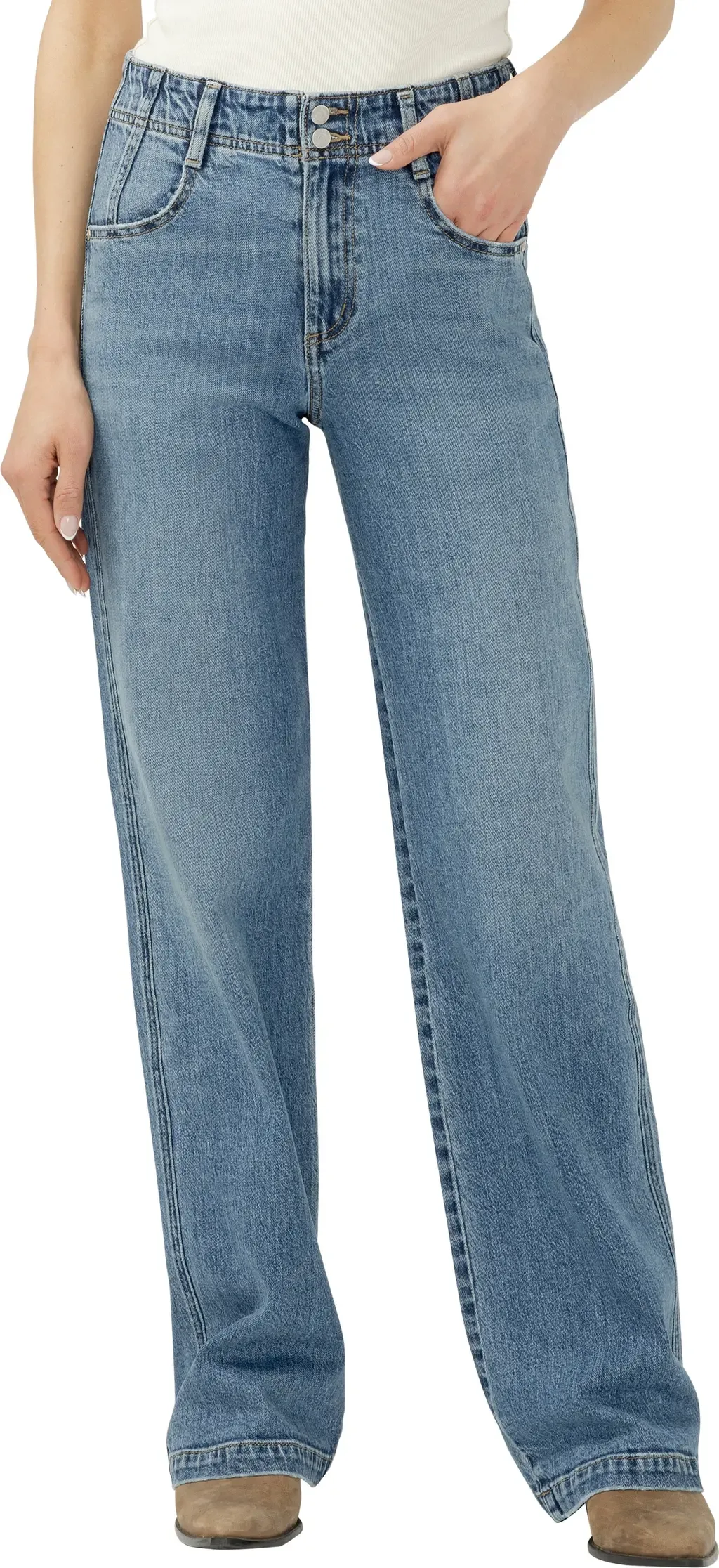 Highly Desirable Relaxed Straight Leg Jeans