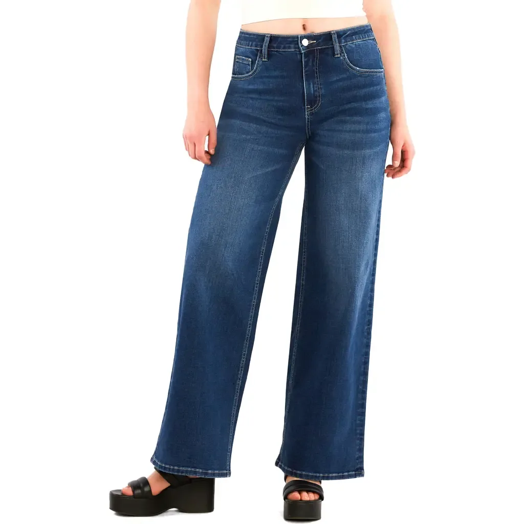 High Waist Wide Leg Jeans