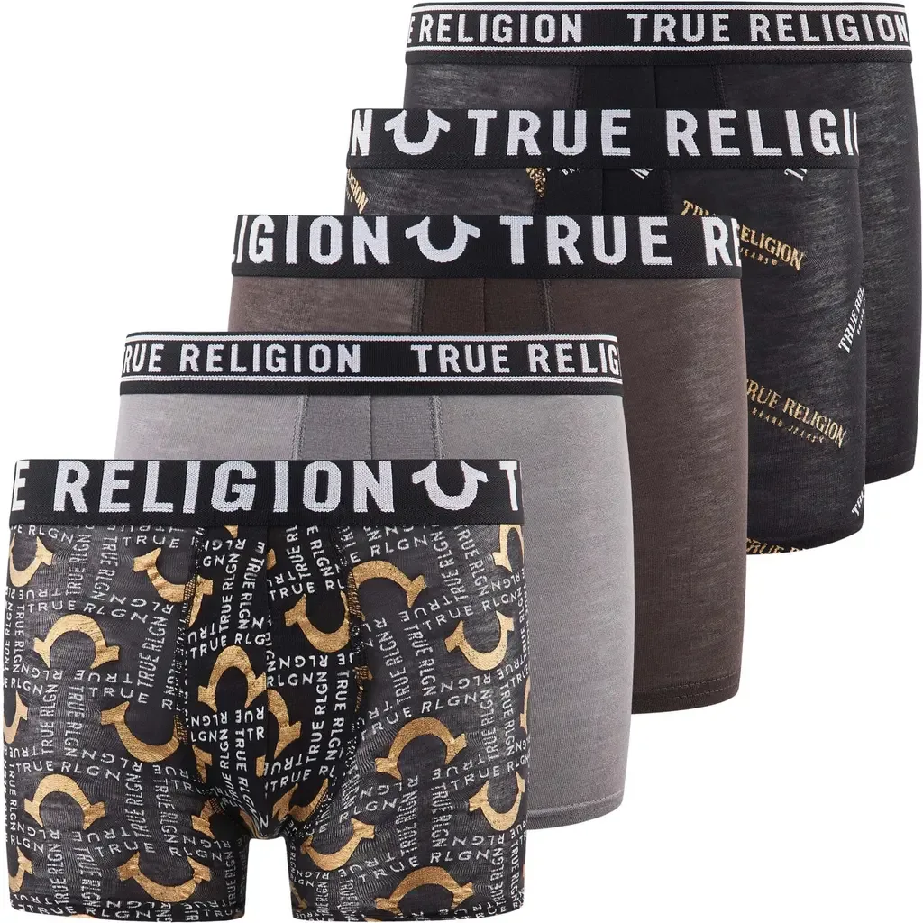 Modal Premium Boxer Briefs 5 Pack by True Religion