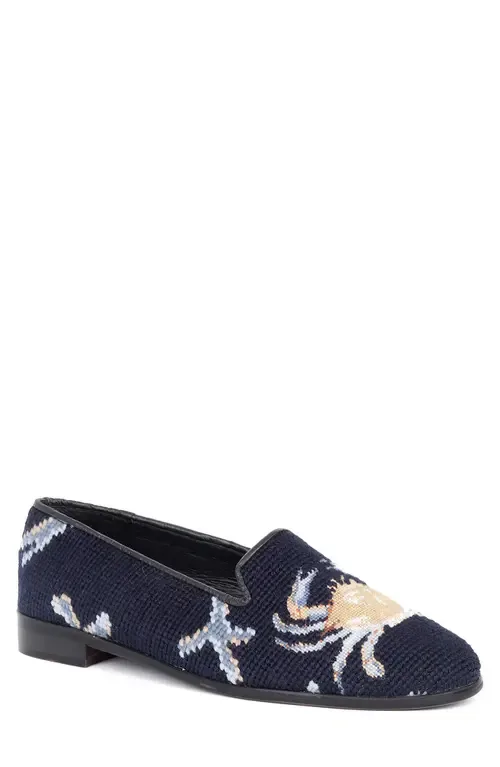 Needlepoint Crab Flat by ByPaige