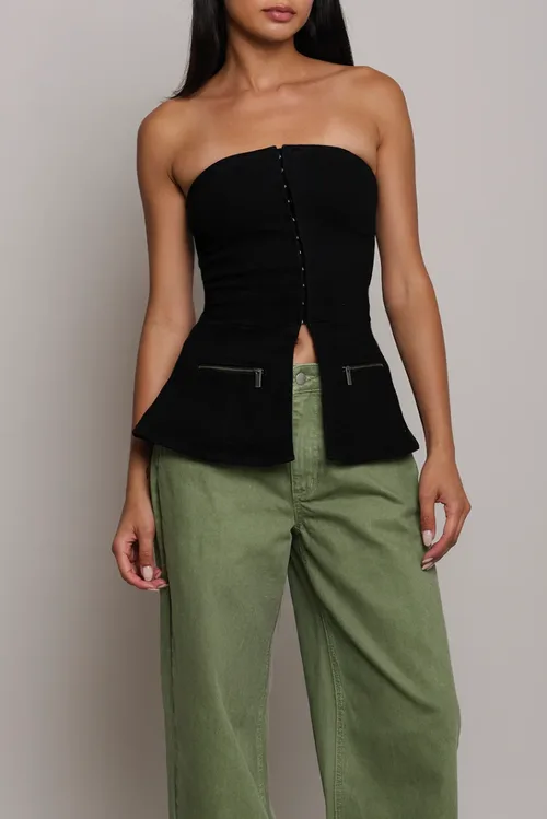 Luna Peplum Top by TT Studios