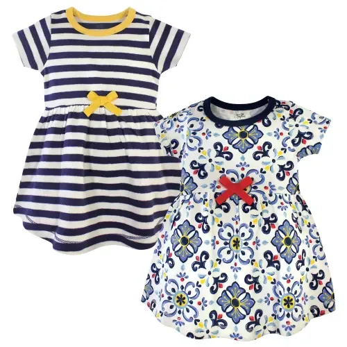 Organic Cotton Short-Sleeve and Long-Sleeve Dresses by Touched by Nature
