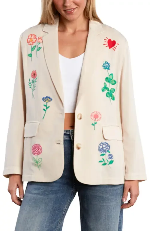 Blossom Embroidered Blazer by Billy T