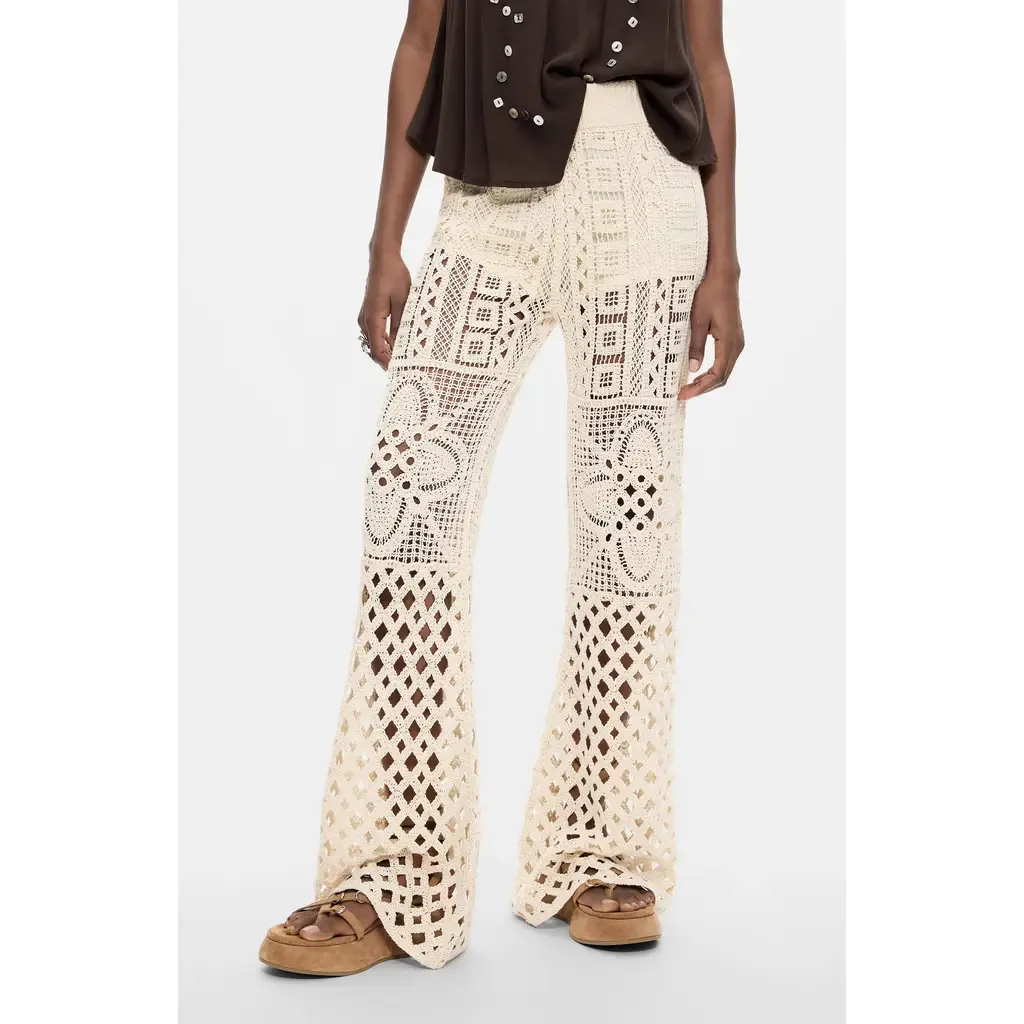 Knit Cotton Pants by Desigual