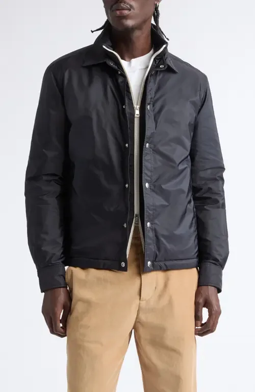 Meridelle Water Repellent Down Shirt Jacket by Moncler