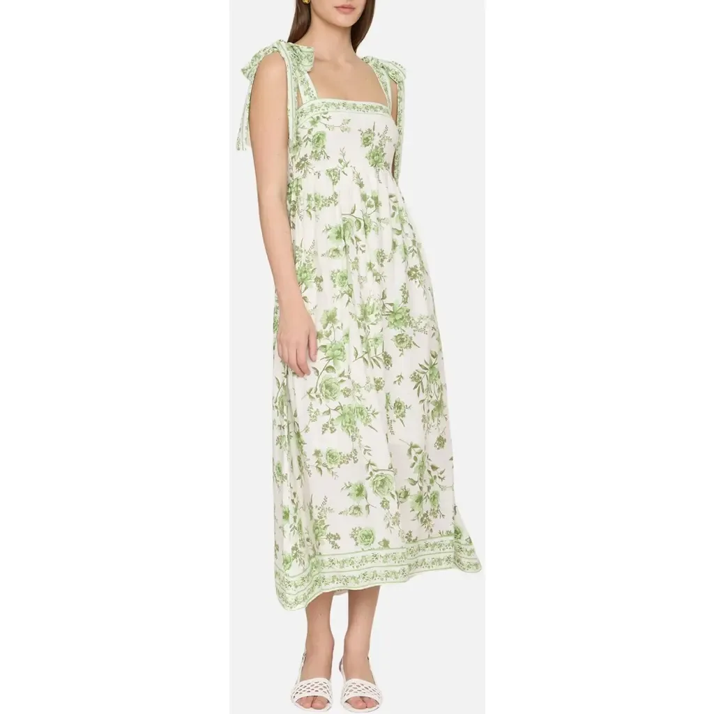 Tie Strap Sleeveless Maxi Dress by Blu Pepper