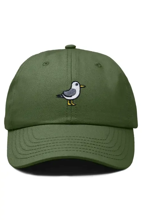 Seagull Embroidered Everyday Cap by Dalix