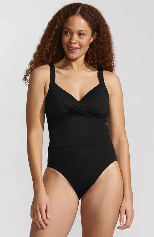 Cheeky High Waisted Bikini Bottoms by Lands' End