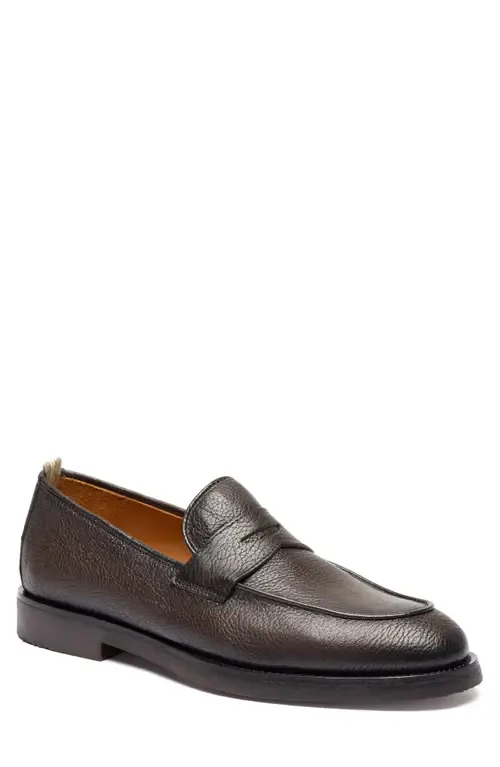 Opera Flexi 101 Penny Loafer in Dark Brown by Officine Creative