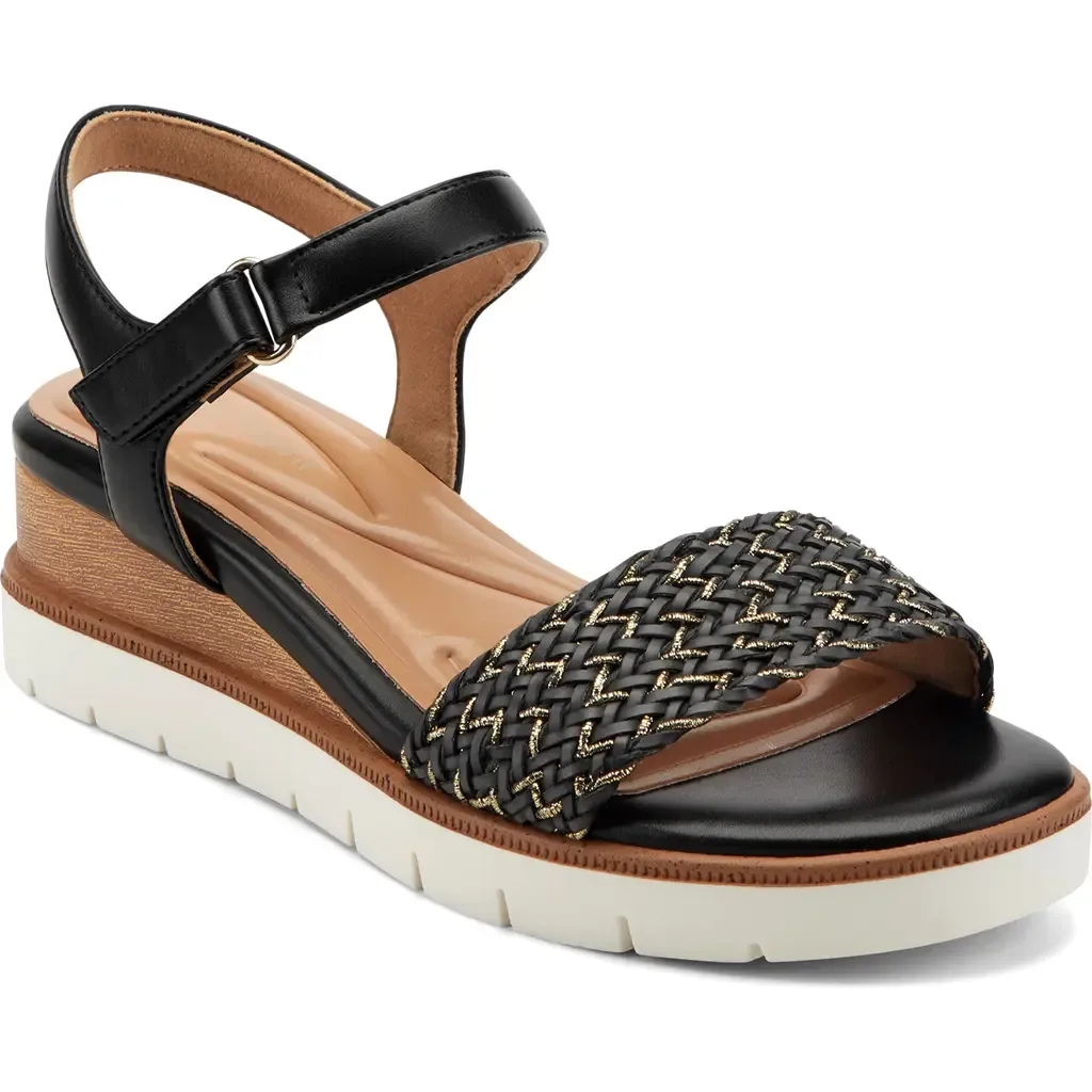 Edythe Wedge Sandal by Easy Spirit
