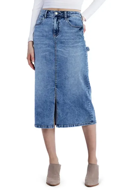 Unity Utility Denim Skirt by Wash Lab Denim