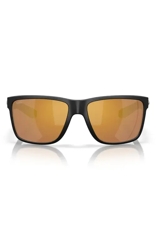 Broadbill II 58mm Polarized Rectangular Sunglasses by Costa Del Mar