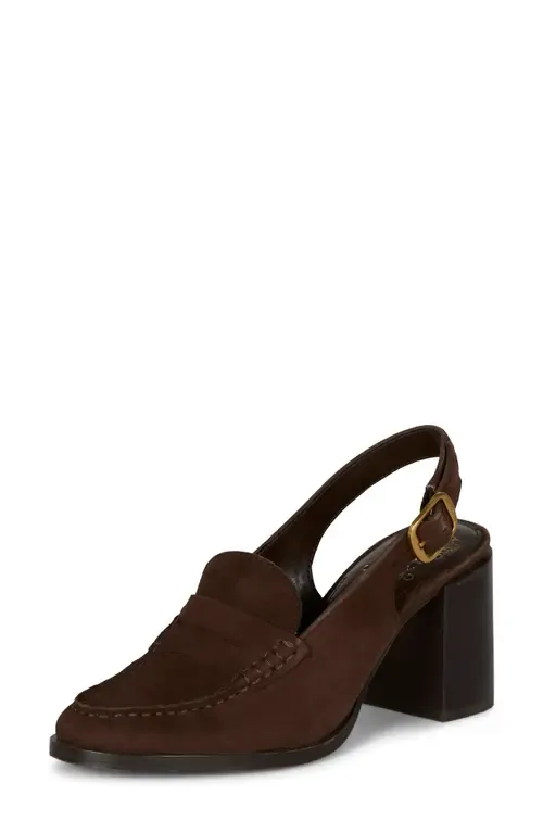 Grinie Slingback Penny Loafer Pump by Vince Camuto