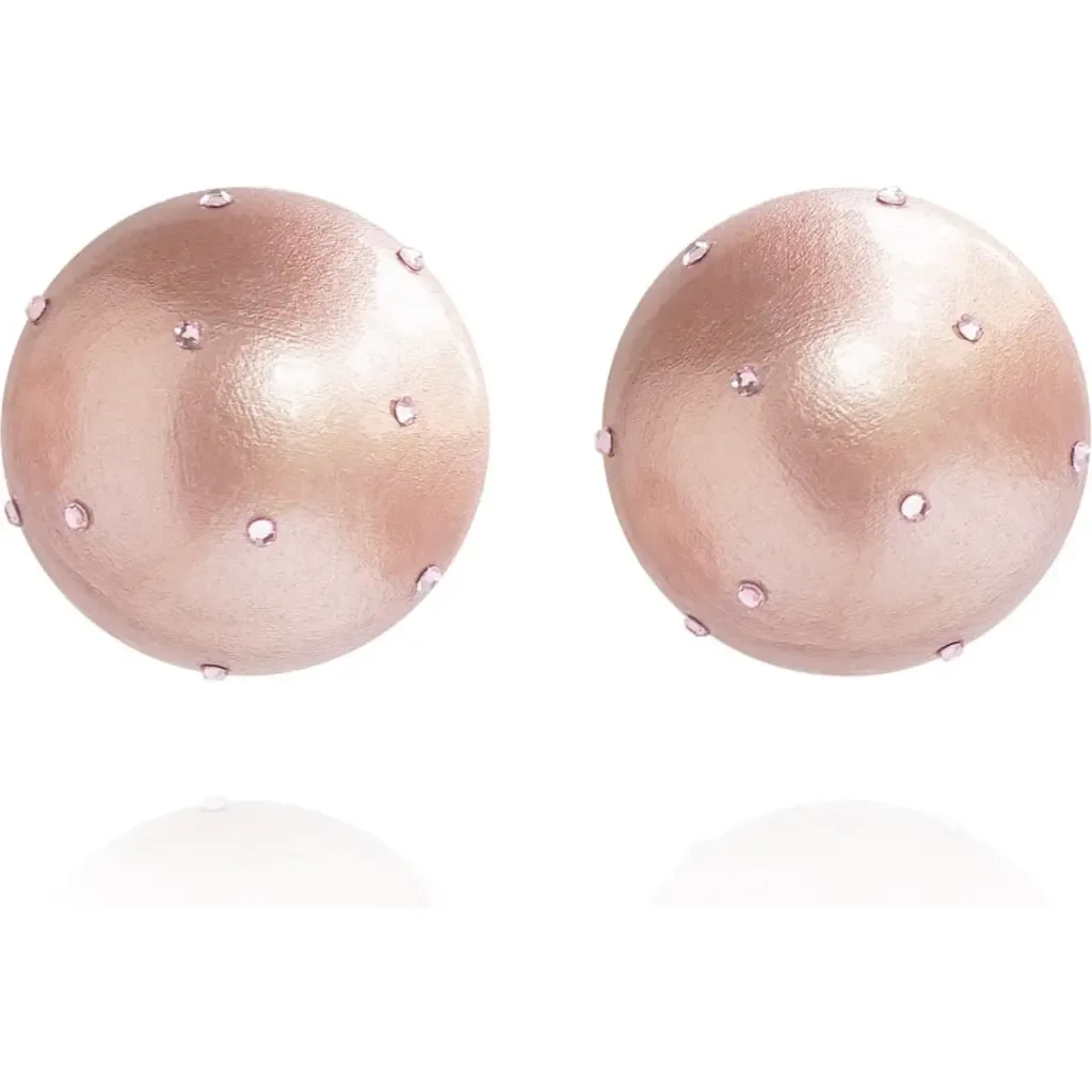 Gaia Crystal Midi Earrings by Saulė Label
