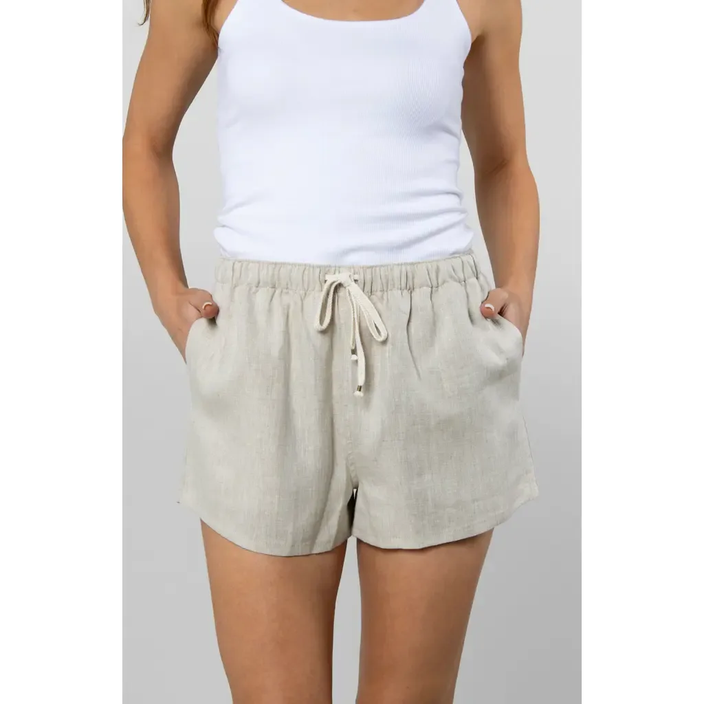 Linen Resort Short by LEISURE LAB