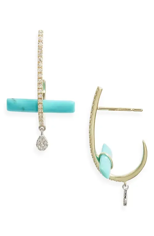 Bar Drop Earrings by Meira T