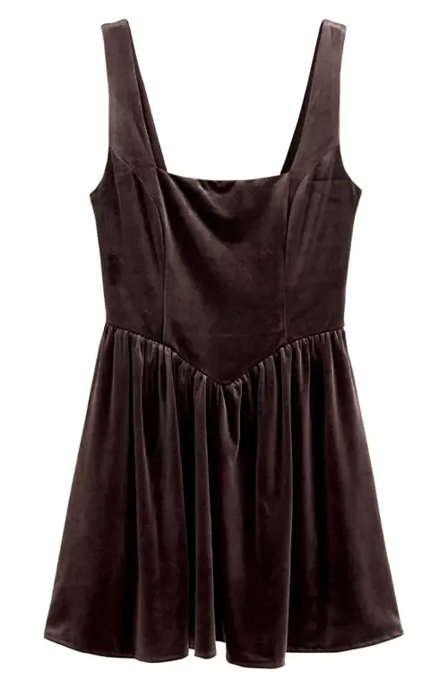 Velvet Sleeveless Minidress by NEXT