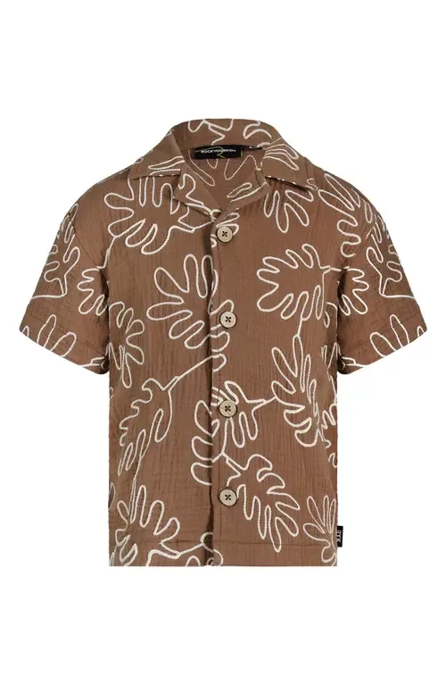 Textured Short Sleeve Shirt by Rock Your Kid