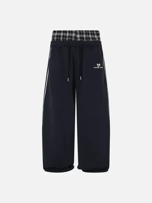 Double Waist Baggy Sweatpants by AELFRIC EDEN