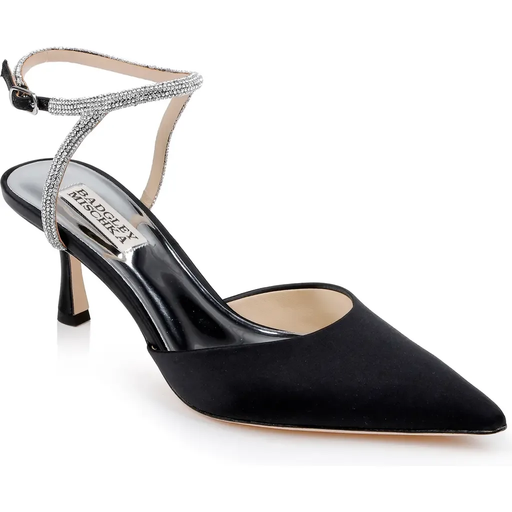 Autumn Pointed Toe Ankle Strap Pump by BADGLEY MISCHKA