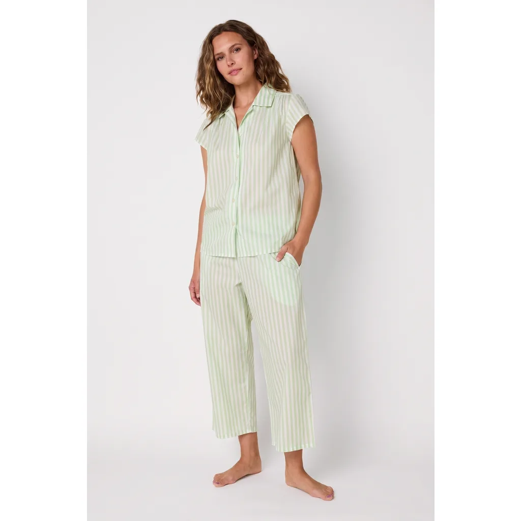 Luxe Pima Capri Print Set by The Cat's Pajamas