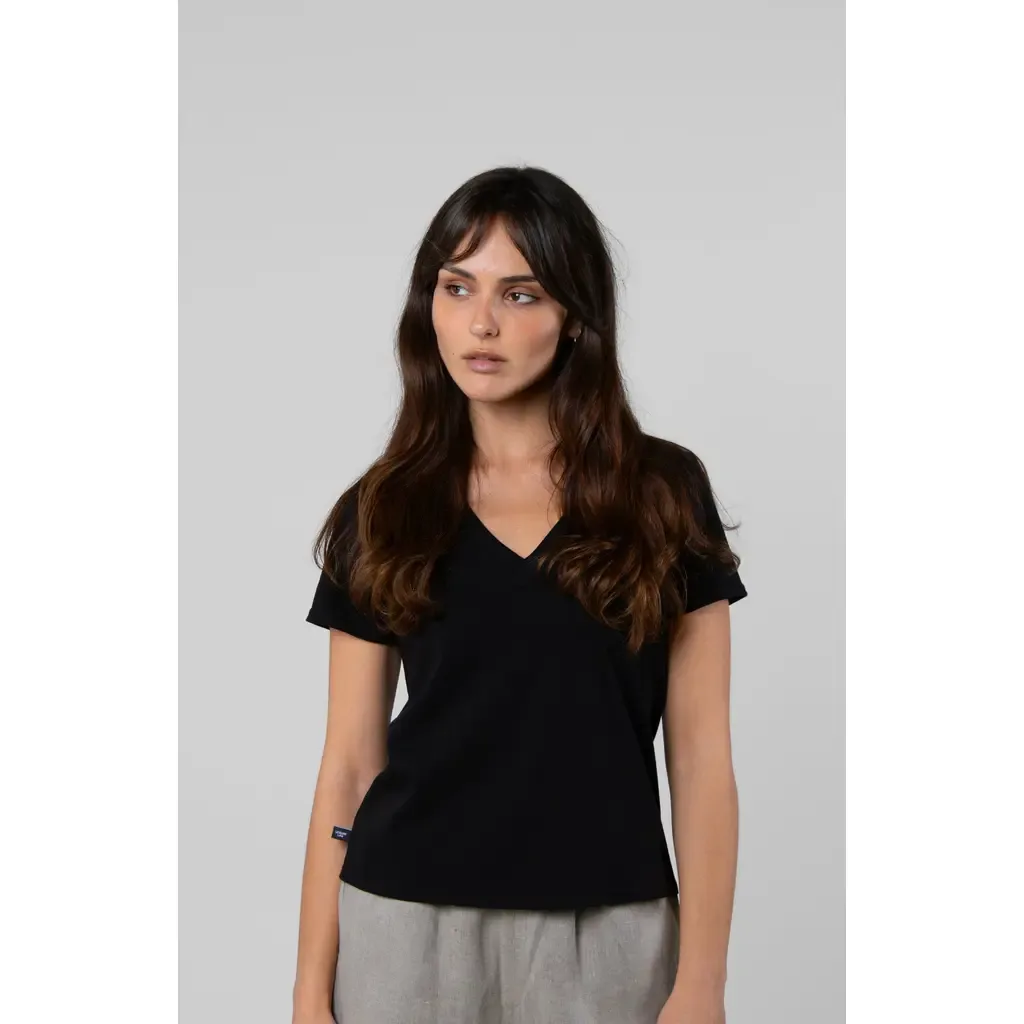 Supima V-Neck by LEISURE LAB