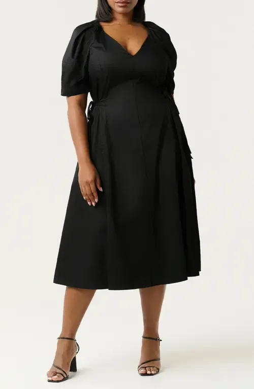 Kyah Faux Wrap Dress by Estelle