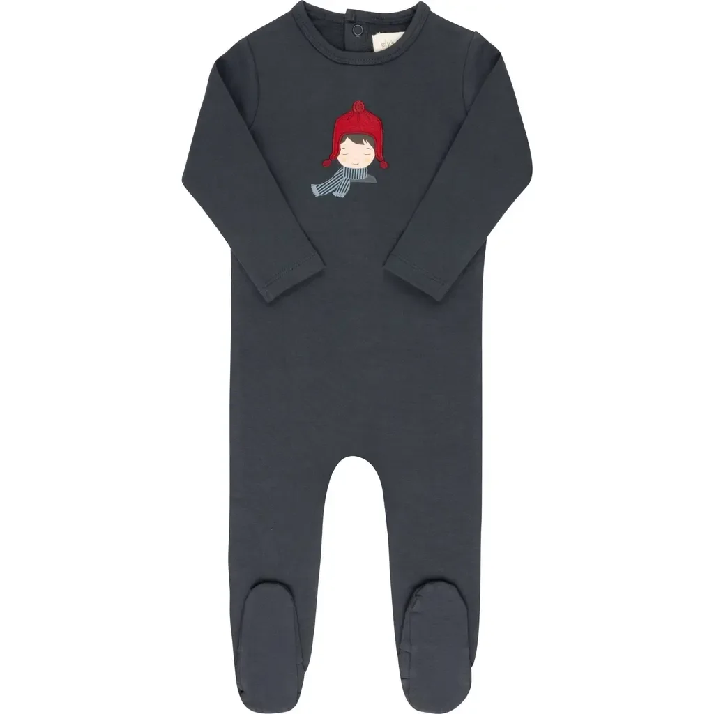 French Terry Autumn Collection Footie by Ely's & Co.