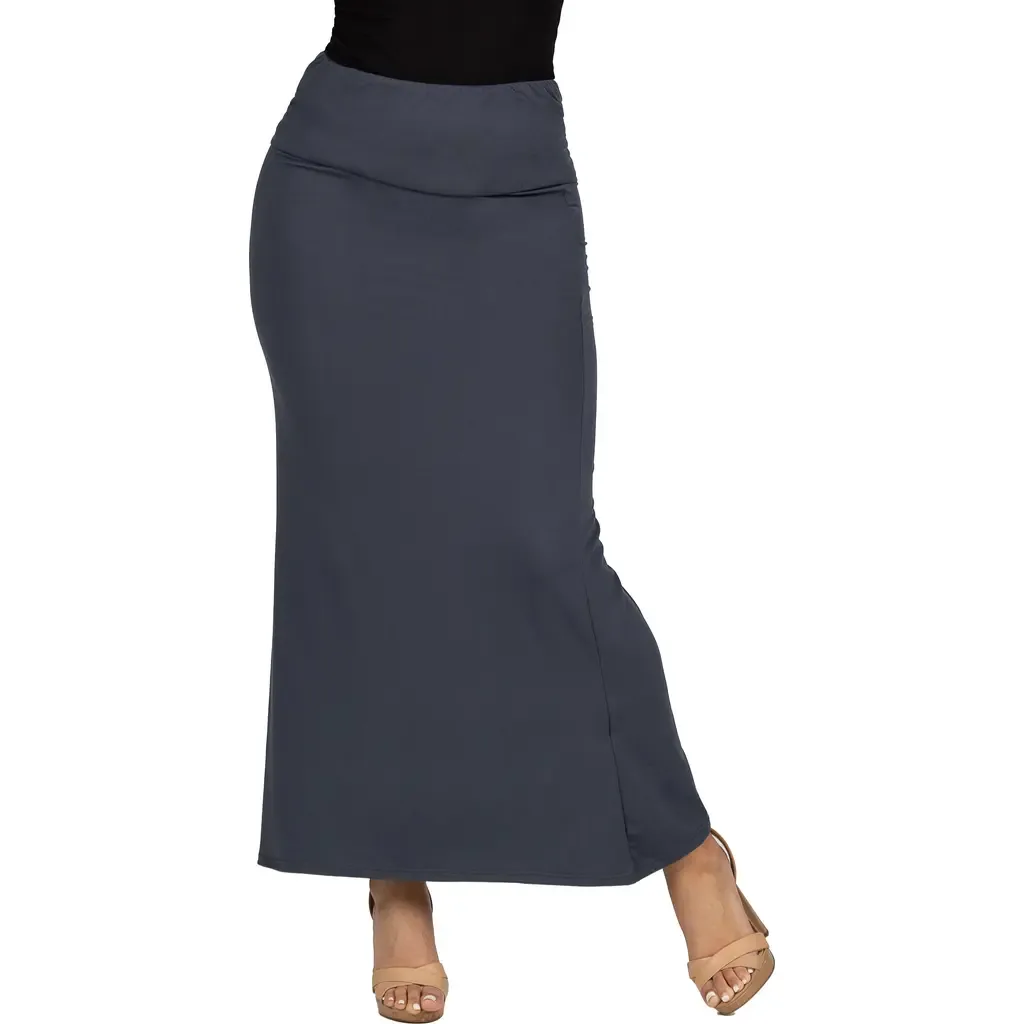 Comfortable Foldover Maxi Skirt