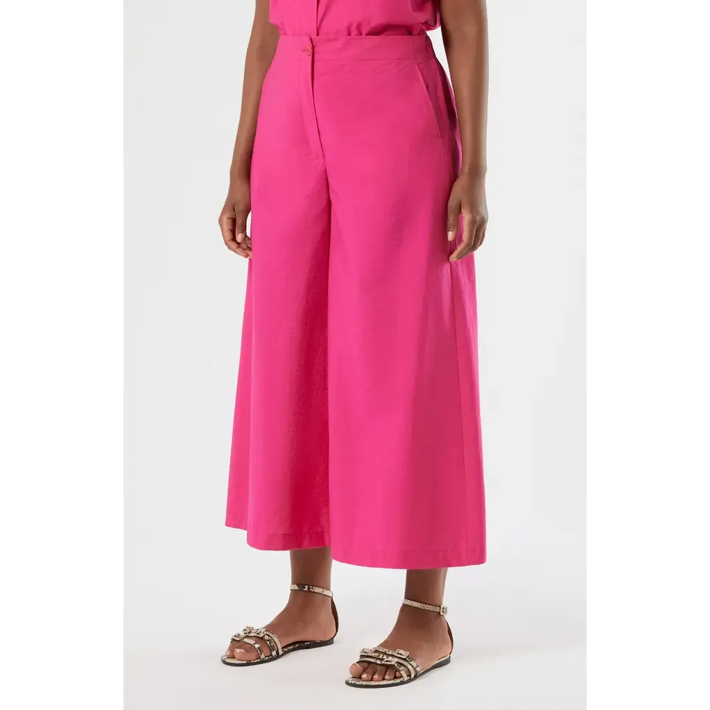 Vpece Ankle Wide Leg Pants by Marina Rinaldi