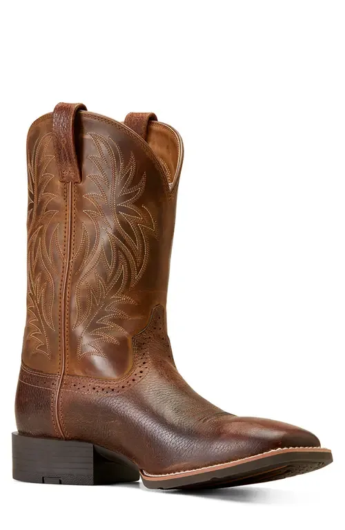Sport Wide Square Toe Cowboy Boot