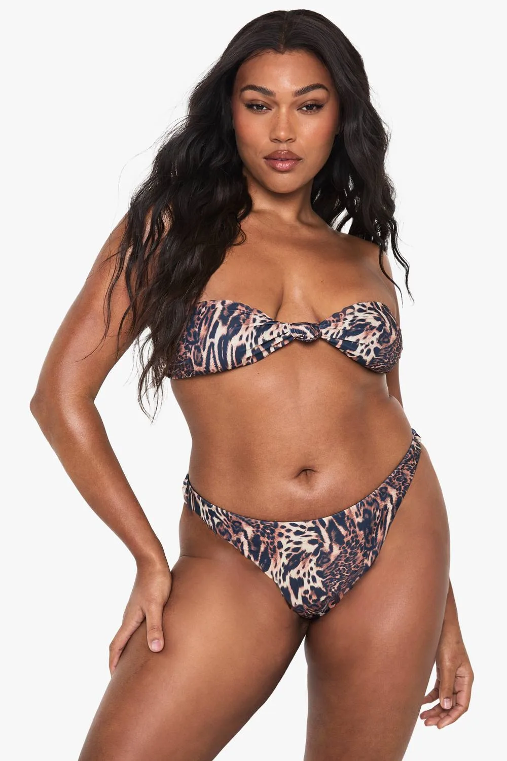 Swimwear Essentials Solid Brief by boohoo