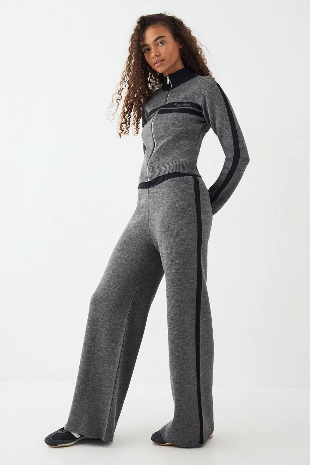 Colour Block Straight Leg Trouser by DSGN Studio