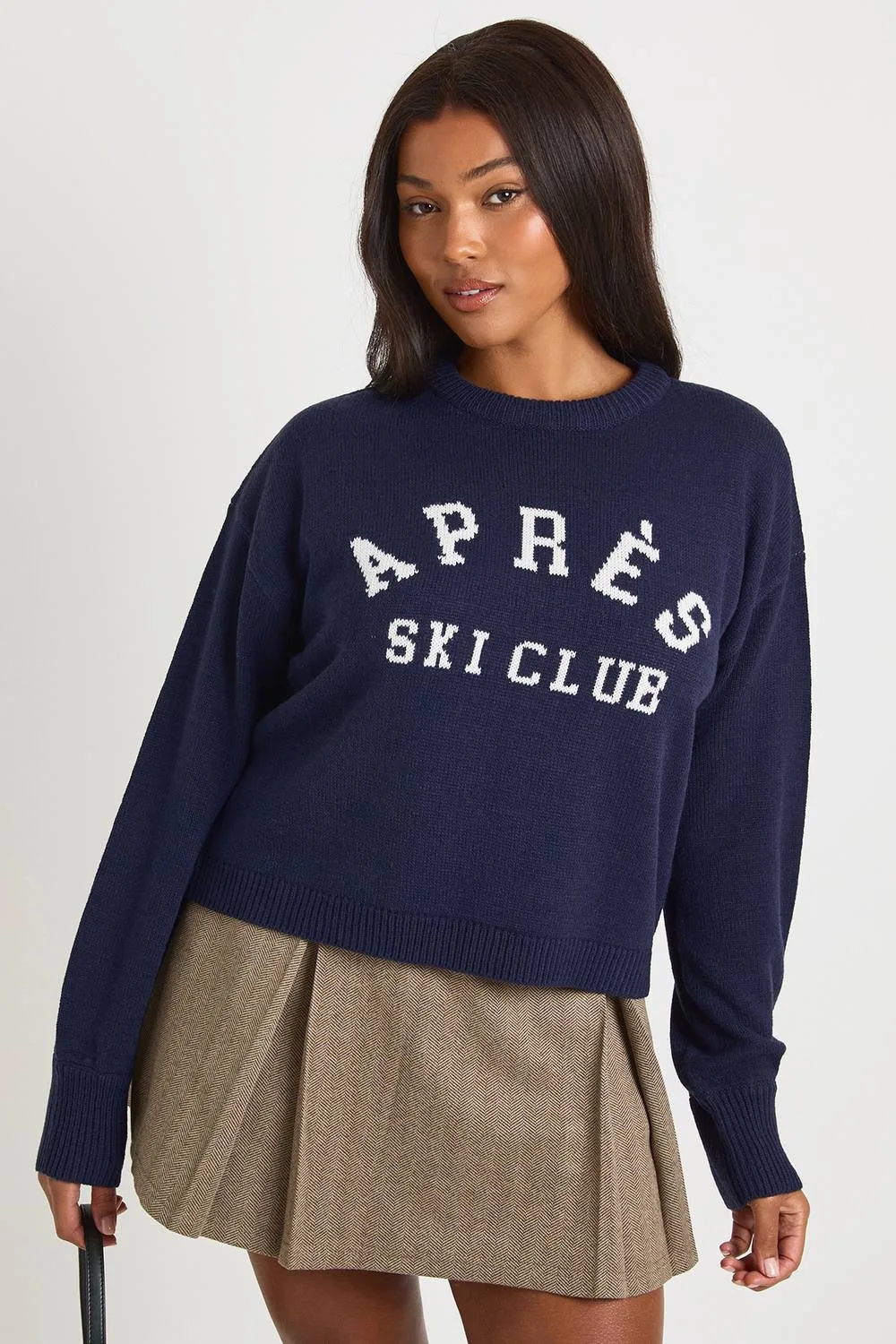 Apres Ski Club Cropped Jumper by boohoo