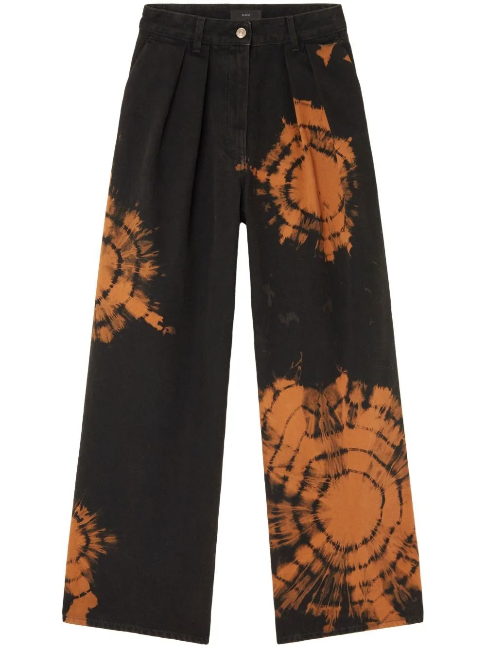 Abstract-Pattern Wide Leg Jeans by Alanui