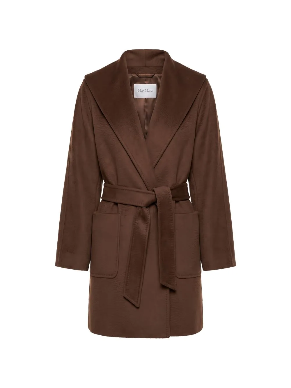 Belted Hooded Coat by Max Mara