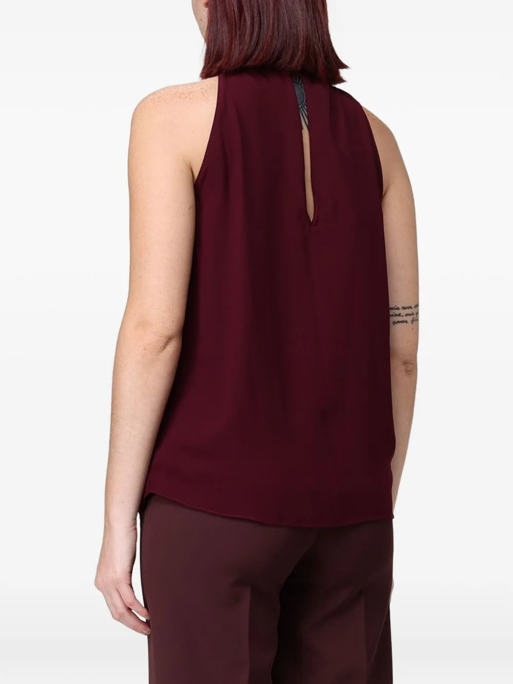 Pleated Halterneck Top by Hanita