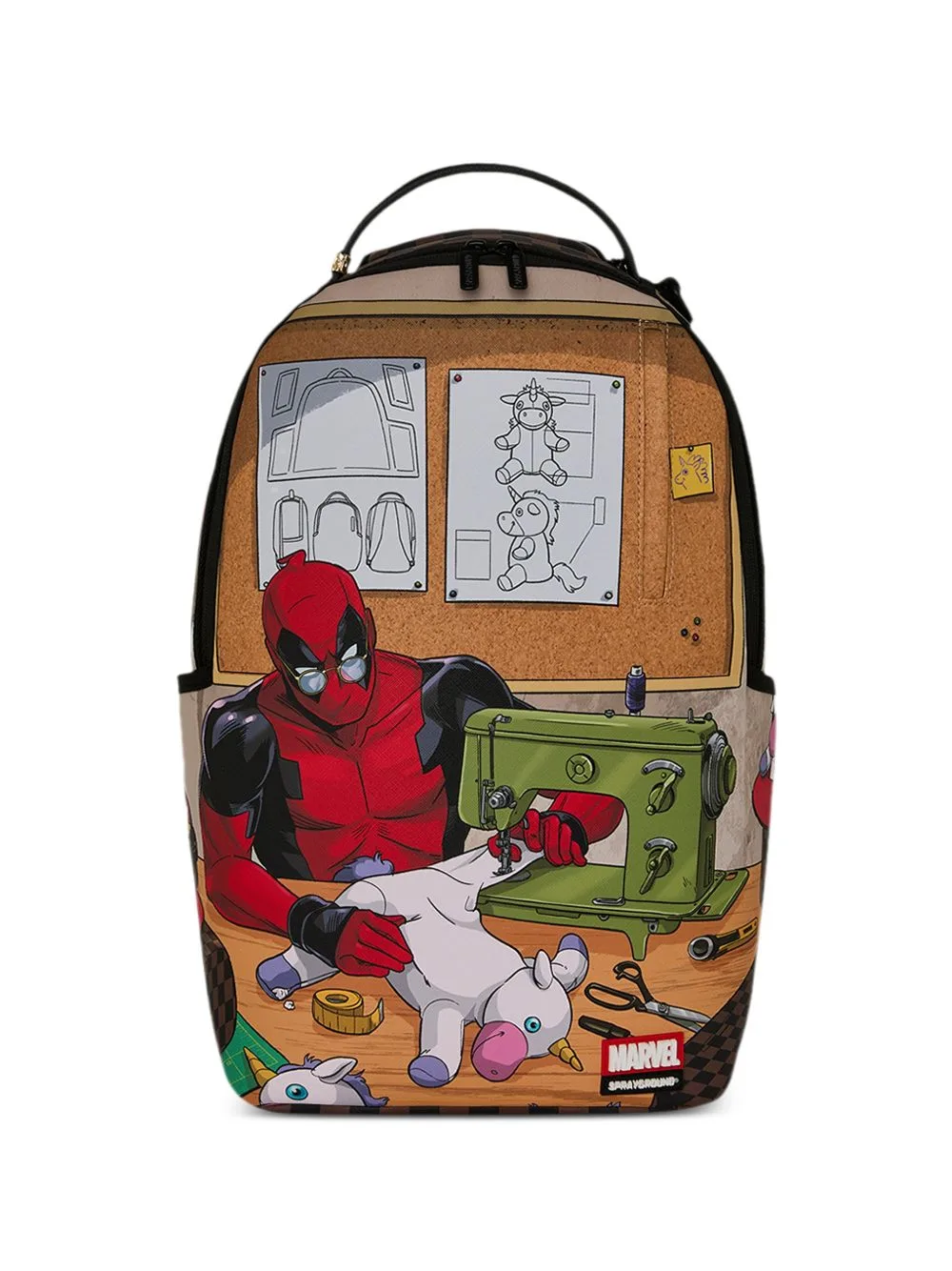 Deadpool Sprayground Graphic-Print Backpack by Sprayground