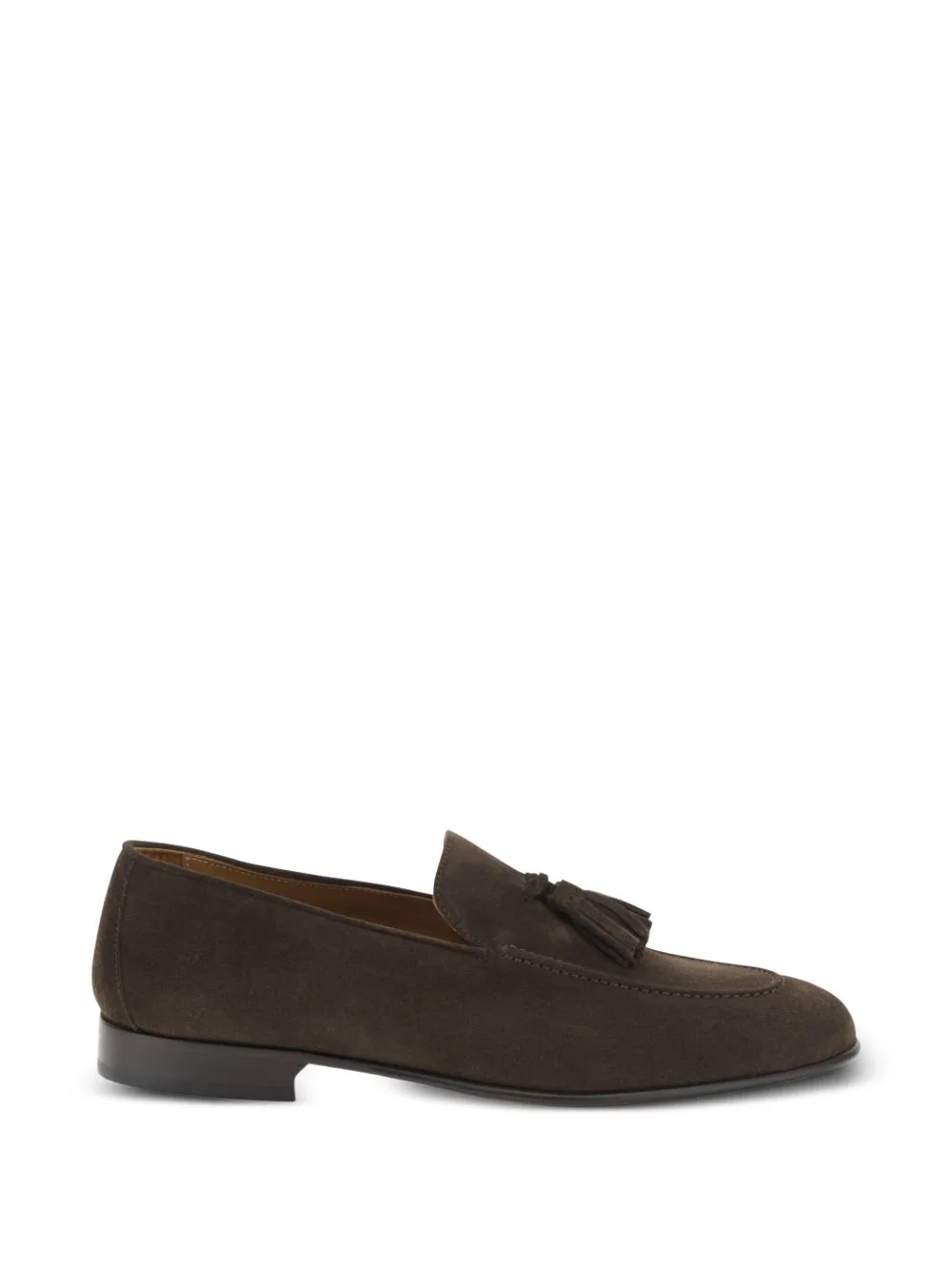 Suede Leather Loafers with Tassels by Boggi Milano
