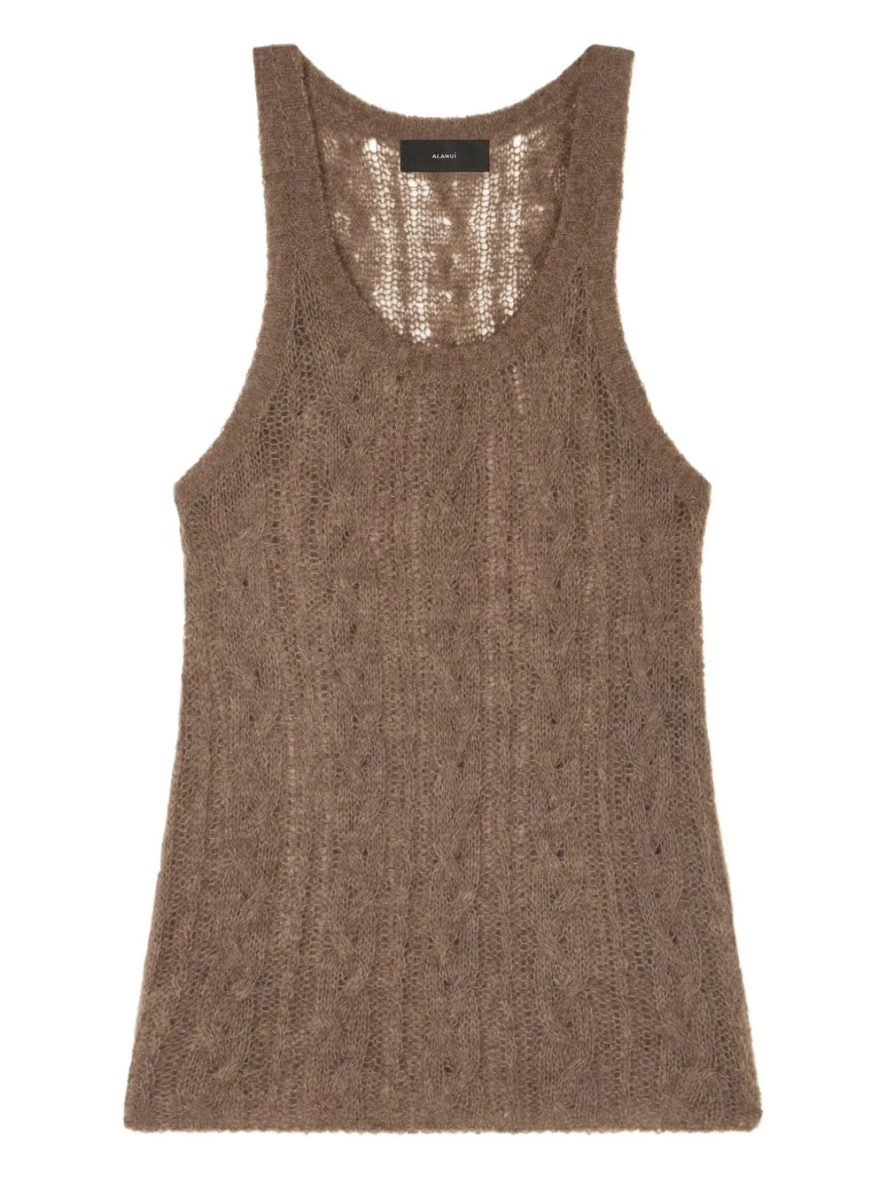 Desert Drift Cable-Knit Tank Top by Alanui