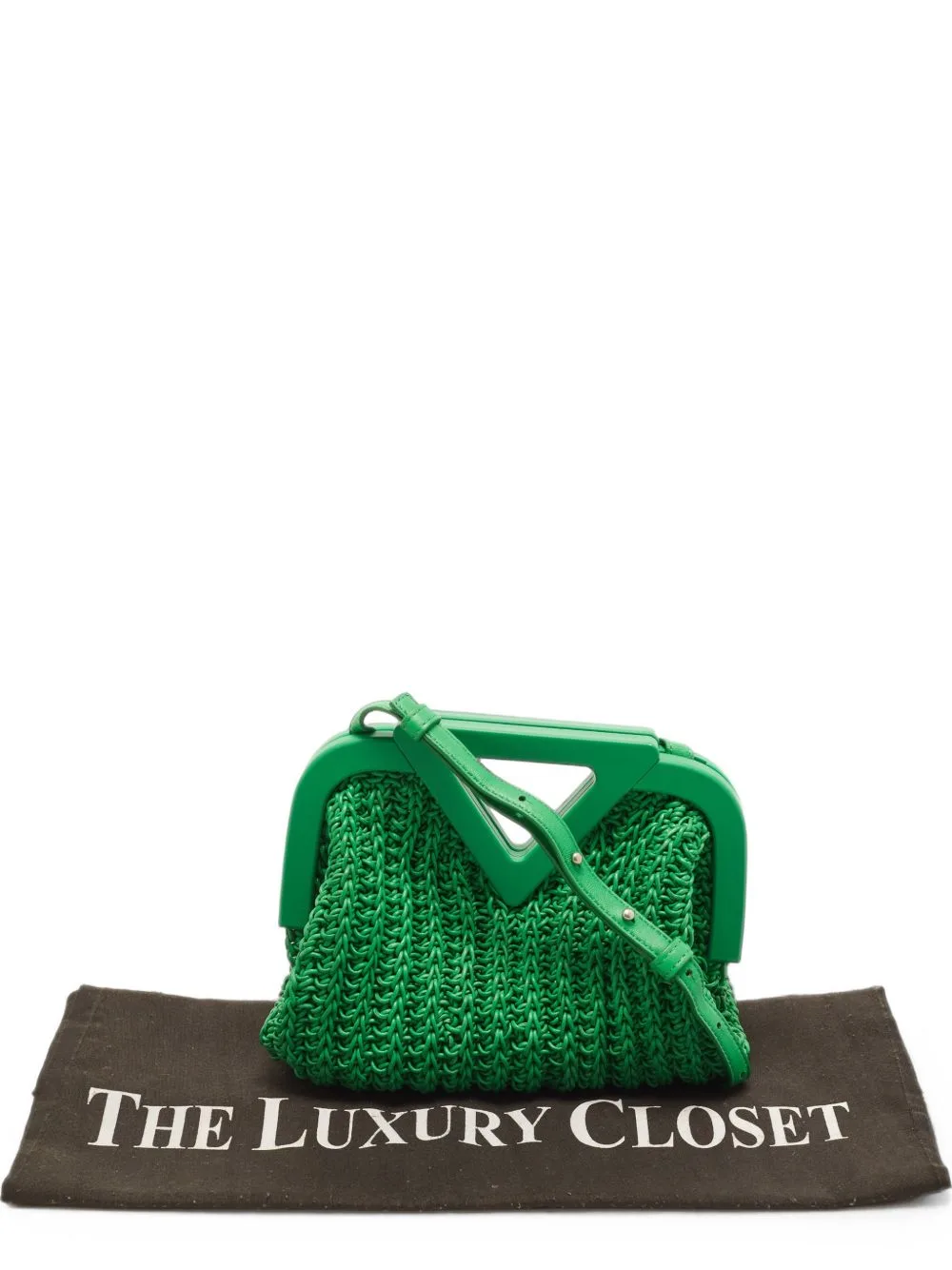 Small the Point Crochet Shoulder Bag by Bottega Veneta Pre-Owned