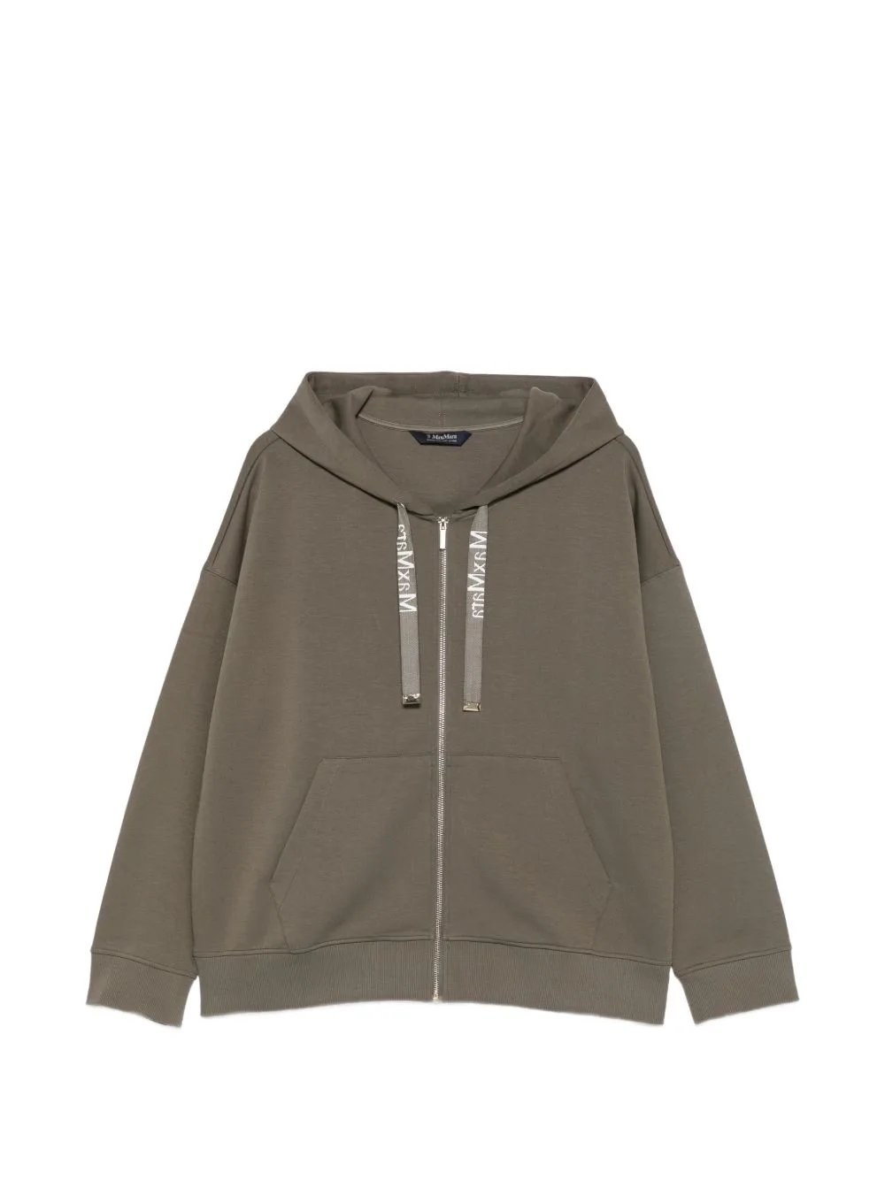 Logo-Drawstring Zip-Up Hoodie by 'S Max Mara