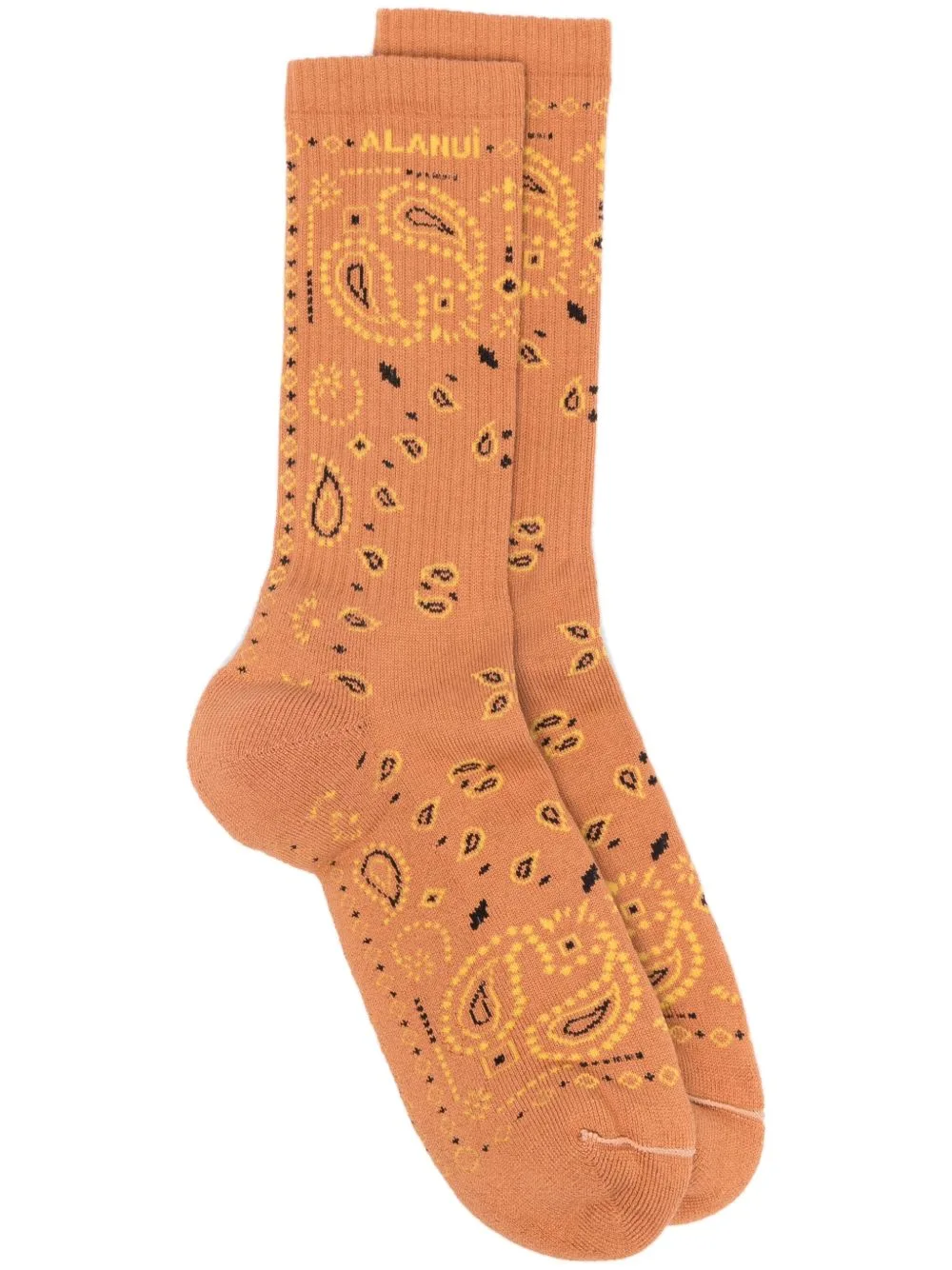 Bandana-Print Socks by Alanui